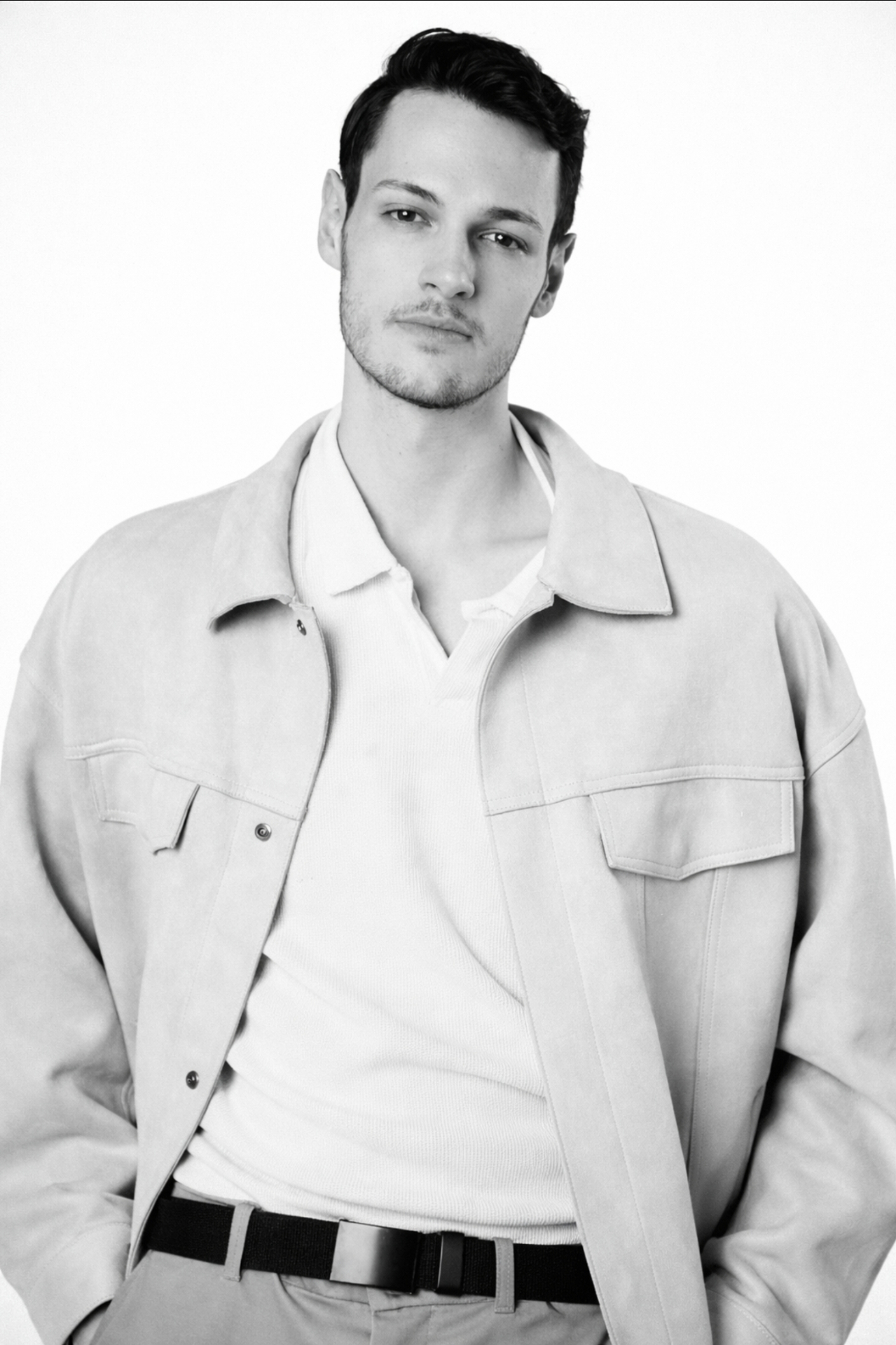 Editorial — test shot, black and white